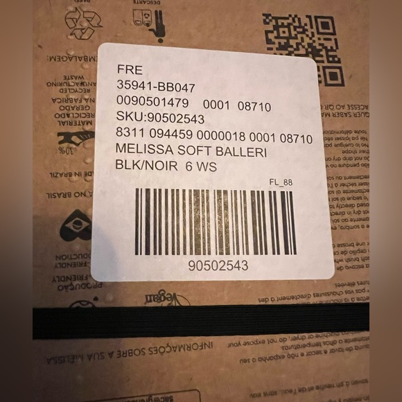 Free People Melissa Soft Velvet Ballerina Flats New In Box - Picture 12 of 12